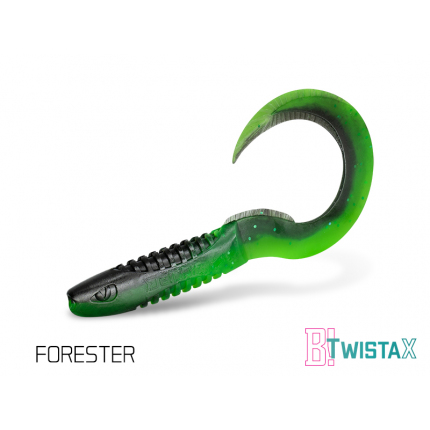 Umelá nástraha Delphin TwistaX Eeltail UVs / 5ks 15cm/MudGOLD