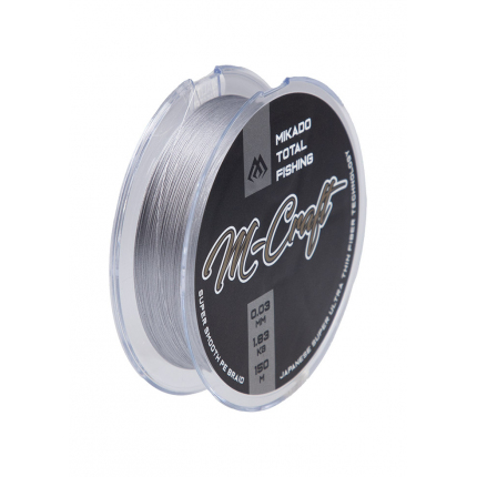 Mikado Pletená Šňůra Mcraft Braid 150m Steel Gray