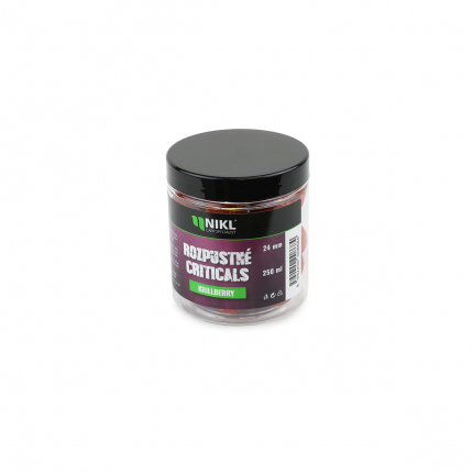 Nikl Rozpustné Criticals Boilie Krill Berry 250 ml