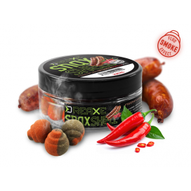 Nástraha D SNAX SHELL 14mm/30g - Frankfurtská klobása-Chilli /wafters/rozpustné