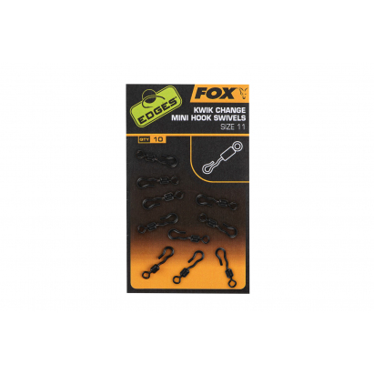Fox Obratlík Kwik Change Mini Hook Swivel 11 10ks