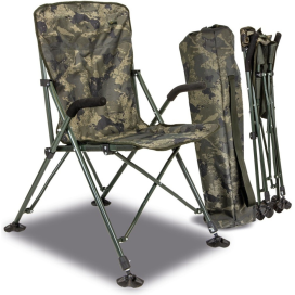 Solar Solar Křeslo - Undercover Camo Foldable Easy Chair - High