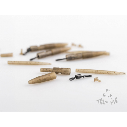 Zfish Závesky Lead Clip & Tail Rubber 6 ks