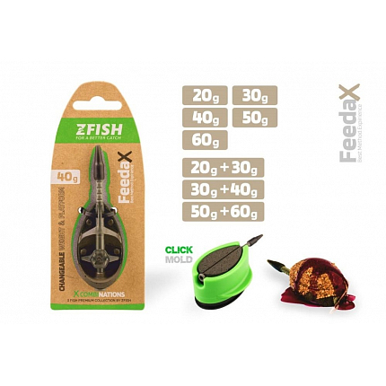 Zfish Formička Method Feeder FeedaX