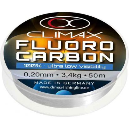 CLIMAX - Fluorocarbon Soft & Strong - 50m priemer 0,14 mm / 1,7 kg CLIMAX - Fluorocarbon Soft & Strong - 50m priemer 0,14 mm / 1,7 kg