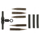 Fox Rage Predator Camo Rotary Uptrace Kit x 5