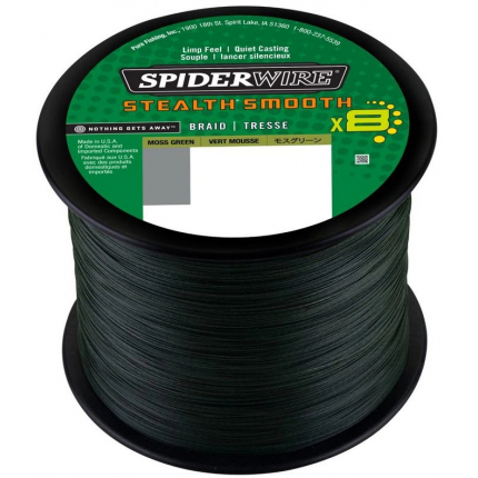 Šnúra Spiderwire Stealth Smooth8 Zelená 1m 0,29mm 26,4kg