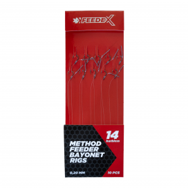 FEEDER EXPERT nadväzce - Nadväzce č.14 s bajonetom bez protihrotu 10ks