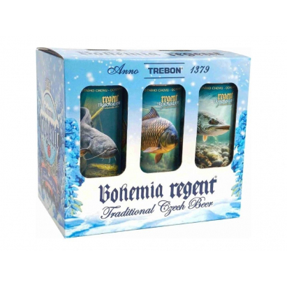 Regent Třeboňské ryby 12° 6x 0,5 l plech - vánoční edice