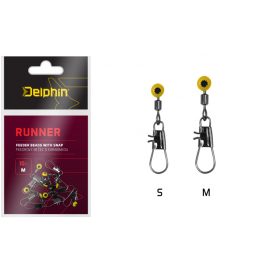 Delphin Feederové bežec s karabínkou RUNNER / 10ks M