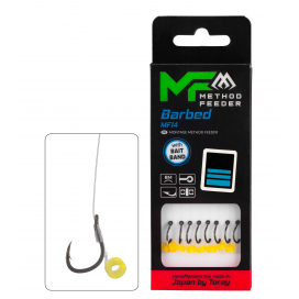 Mikado Návazec Mf Mf14 S Gumkou Haken Mit Wiháček S Protihrotem Číslo 10 / Vlasec: 0.20mm/10cm 8 Ks