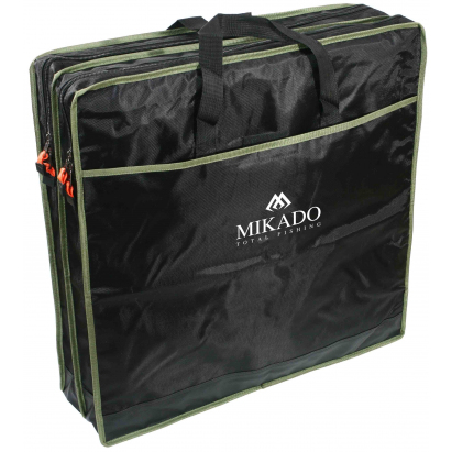 Mikado taška na vezírky 2 komorová štvorcová (63x63x18cm) čiernozelená 1 ks