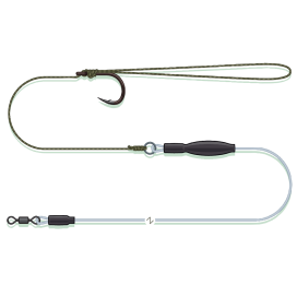 Madcat Náväzec Pop Up Pellet Rig 65cm 0,95mm 2/0 Sinking