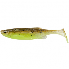 Savage Gear Gumová Nástraha Fat Minnow T Tail Bulk Green Pearl Yellow 9cm 7g