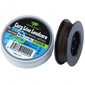 Giants fishing Olověná šňůra Carp Line Leadcore, 10m, Camo brown|45Lb