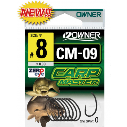 háček Owner CM-9 /8ks/ 56716.04 - CURVE SHANK
