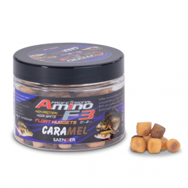 Saenger plávajúce nuggetky Amino F-3 8x6mm Karamel 50g Saenger plávajúce nuggetky Amino F-3 8x6mm Karamel 50g