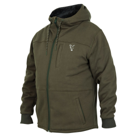 Fox Mikina collection Green - Silver Sherpa hoodie
