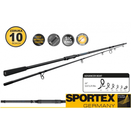 Kaporové prúty SPORTEX Advancer CS-2 Stalker 10ft/300cm - 3,25lbs