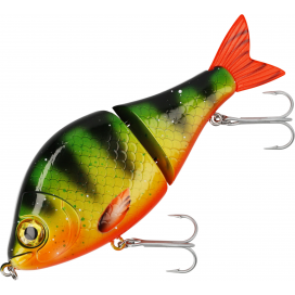 Mikado wobler mft swimbait 13cm / hot perch voľne potápavý 1 ks