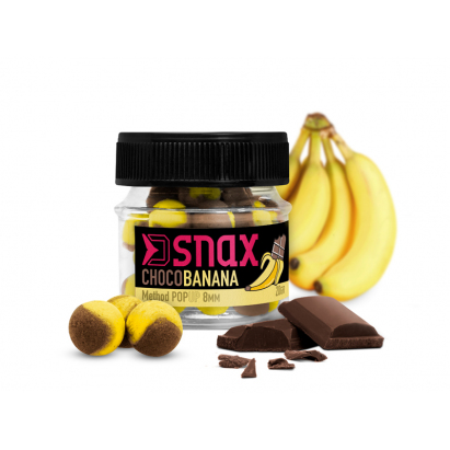 Nástraha D SNAX POP 12mm/20g - Čokoláda-Banán