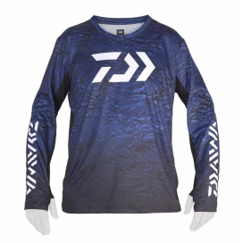 DAIWA tričko UV s dlhým rukávom D VEC NAVY XL