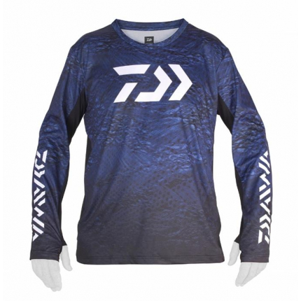 DAIWA tričko UV s dlhým rukávom D VEC NAVY XL