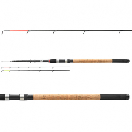 DAIWA prut Black Widow Tele Feeder 3.30m 100g