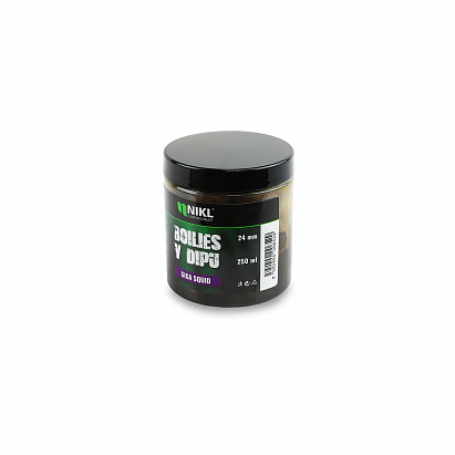 Nikl Boilies v dipu Giga Squid 250ml