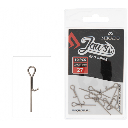 Mikado zarážka na nástrahy jaws evo spike 27mm 10 ks