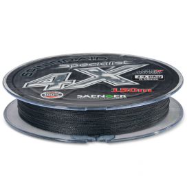 Saenger šnúra Specialist Spin Braid 4X 0,16mm 12,2kg 150m Black