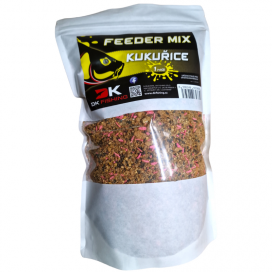 DK FISHING Feeder mix vlhčený kukurica 1kg