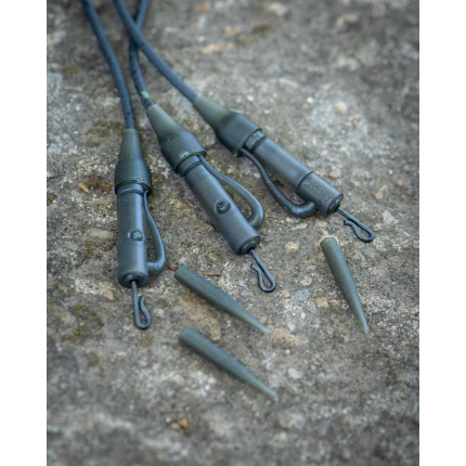Fox Edges Tubing Lead Clip Ready Rig Camo Tubing Leadclip Ready Rigs Size 7 3pcs
