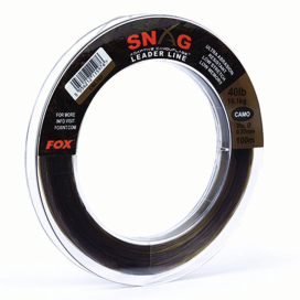 Fox odhodový Vlasec Snag Leader Line Khaki