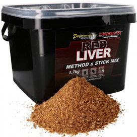Starbaits Kŕmenie Method Stick Mix Red Liver 1,7kg