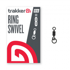 Trakker Obratlíky s krúžkom Ring Swivel veľ.8, 10ks