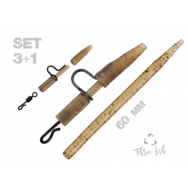 Zfish Závěsky Heavy Duty Clip Complete Set 60 mm 5 ks