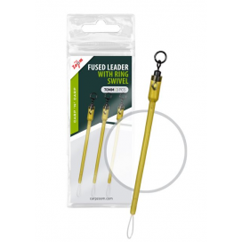 Montáž Fused Leader+Ring Swivel - 3 ks/70 mm Montáž Fused Leader+Ring Swivel - 3 ks/70 mm