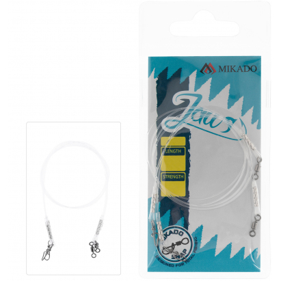 Mikado fluorokarbónový nadväzec jaws strong 45cm/15kg 2 ks Mikado fluorokarbónový nadväzec jaws strong 45cm/15kg 2 ks