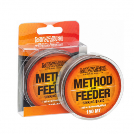 Mivardi šnúra Method & Feeder Sinking Braid 150m