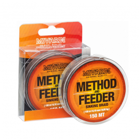 Mivardi šnúra Method & Feeder Sinking Braid 150m