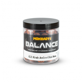 Mikbaits Gangster balance 250ml - G2 Krab Ančovička Asa 24mm Mikbaits Gangster balance 250ml - G2 Krab Ančovička Asa 24mm