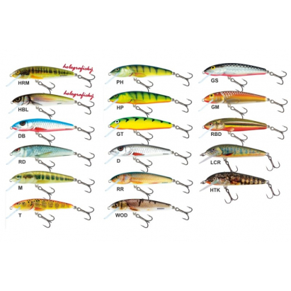 Salmo rybárske woblery Minnow M7S farba HTK Salmo rybárske woblery Minnow M7S farba HTK