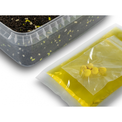 Delphin Pelety Reaxe Ready&Go Pellet Box + Booster a Nástrahy Kukuřice-Ananas 400 g