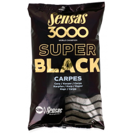 Sensas Kŕmenie 3000 Super Black 1kg