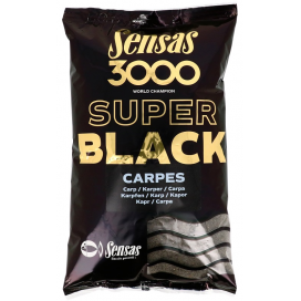 Sensas Kŕmenie 3000 Super Black 1kg Sensas Kŕmenie 3000 Super Black 1kg