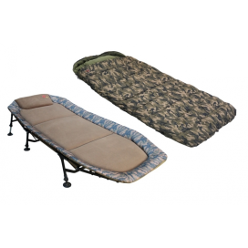 Zfish Set Camo Lehátko Shadow Bedchair + Spací Vak Hoogan Sleeping Bag