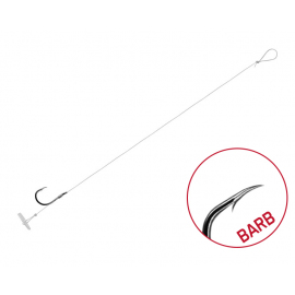 Delphin Náväzec Flr Quickstop 6ks 8cm / 0,25mm / BARB #8