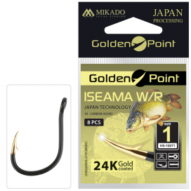Mikado háčik golden point iseama w/r veľ. 4 gb 9 ks