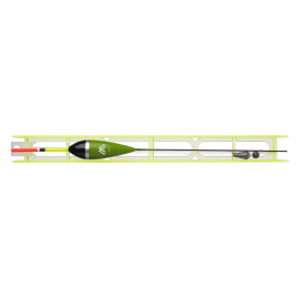Mikado plavák set 0051.5g / vlasec 0.14/0.12mm háčik: 14 1 ks
